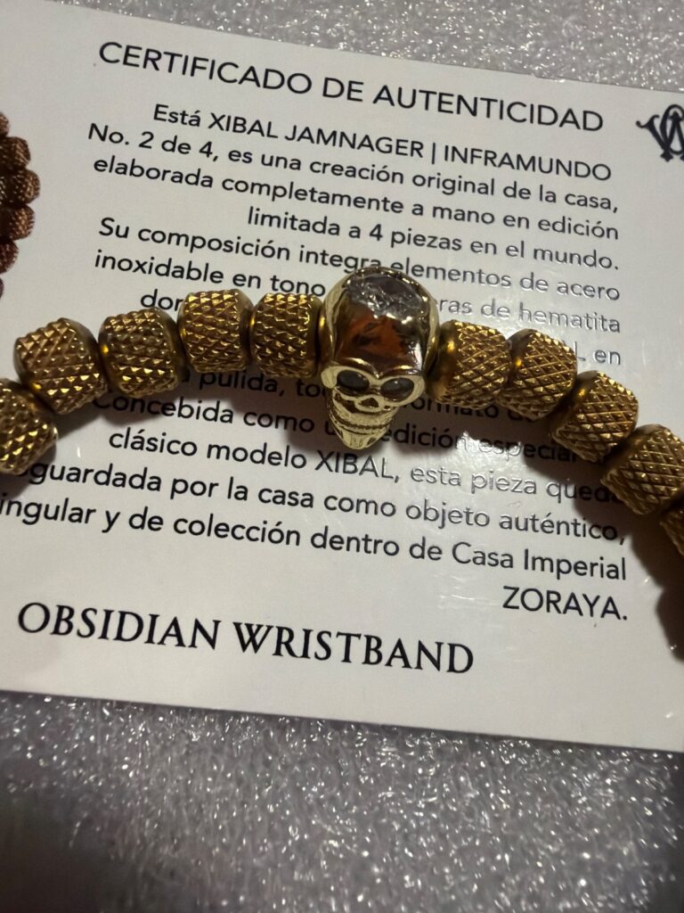 XIBAL JAMNAGER · pieza de la Casa Obsidian Wristband
