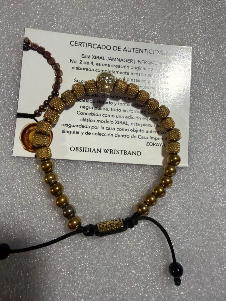 XIBAL JAMNAGER · pieza de la Casa Obsidian Wristband