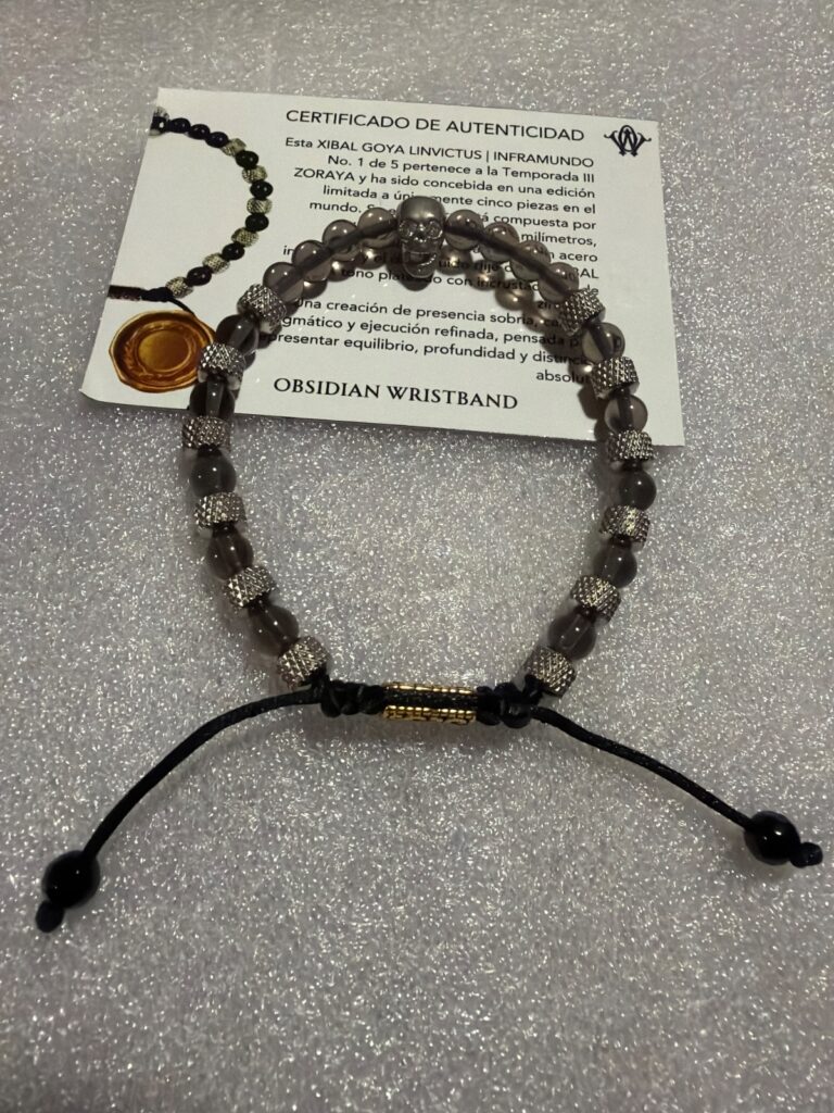 XIBAL GOYA LINVICTUS · pieza de la Casa Obsidian Wristband