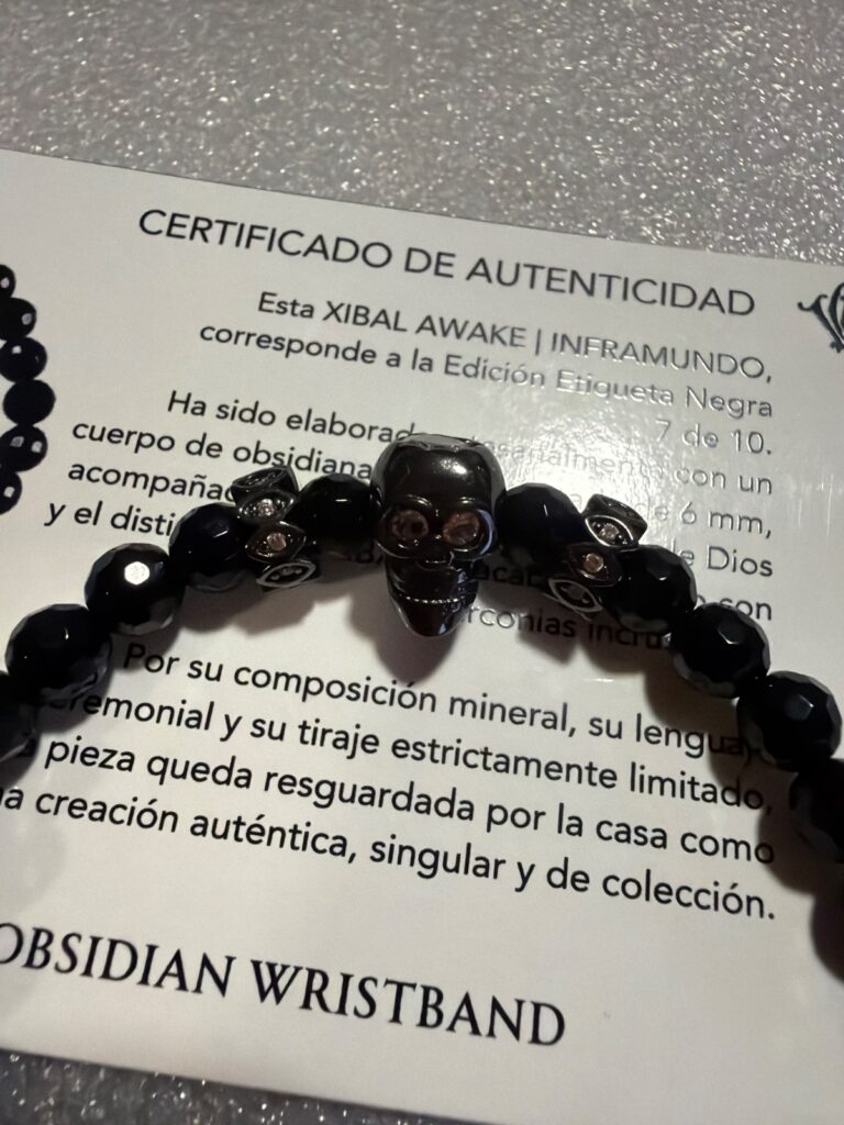 XIBAL AWAKE · pieza de la Casa Obsidian Wristband
