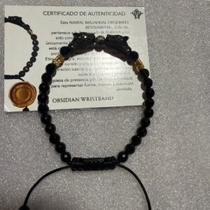 NAWAL MAJAHUAL OBSIDIAN · pieza de la Casa Obsidian Wristband
