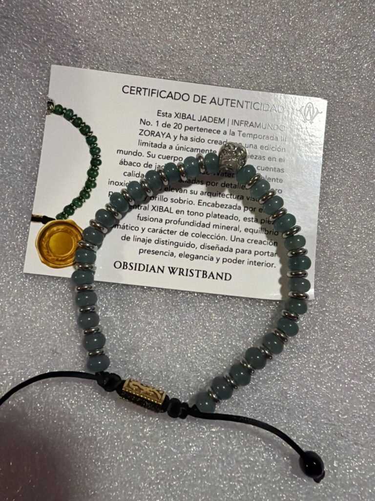 XIBAL JADEM · pieza de la Casa Obsidian Wristband