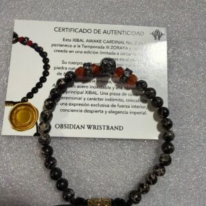 XIBAL AWAKE CARDINAL · pieza de la Casa Obsidian Wristband