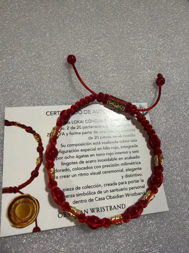 LOKAI CÓNCLAVE · pieza de la Casa Obsidian Wristband
