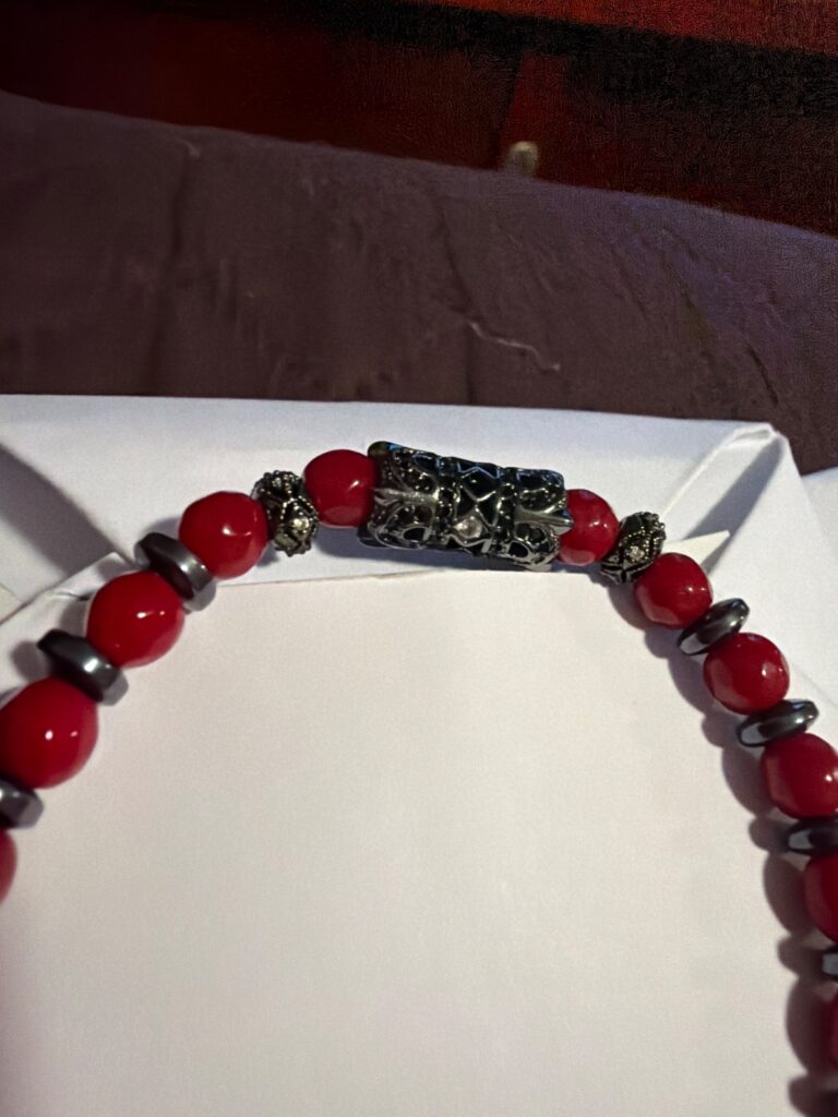 AHAU MERCURY · pieza de la Casa Obsidian Wristband