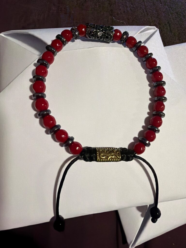 AHAU MERCURY · pieza de la Casa Obsidian Wristband