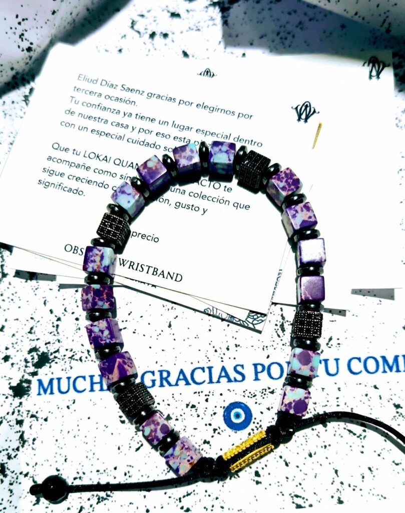 LOKAI QUANTUM TESERACTO · pieza de la Casa Obsidian Wristband