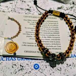 XIBAL AWAKE ZAMAYA · pieza de la Casa Obsidian Wristband